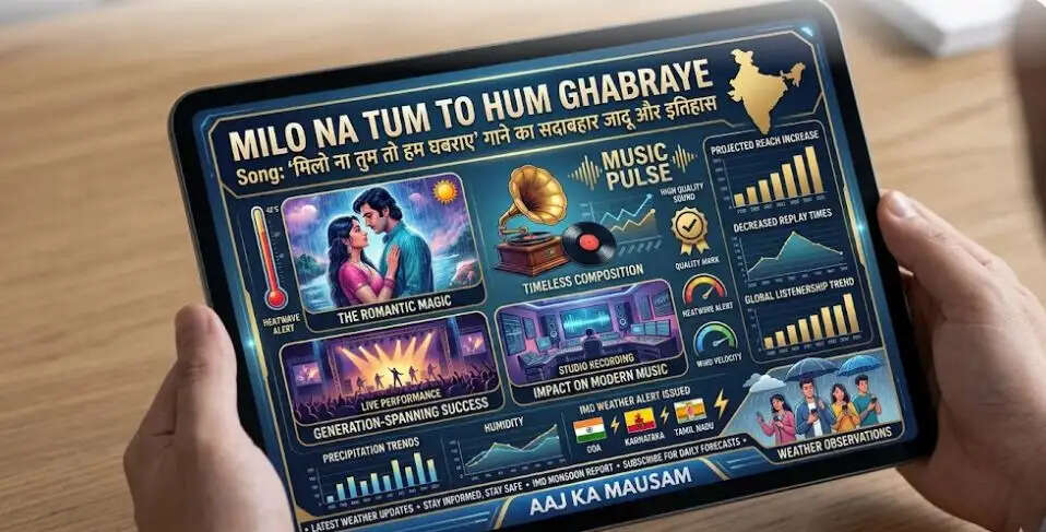 Milo Na Tum To Hum Ghabraye Song